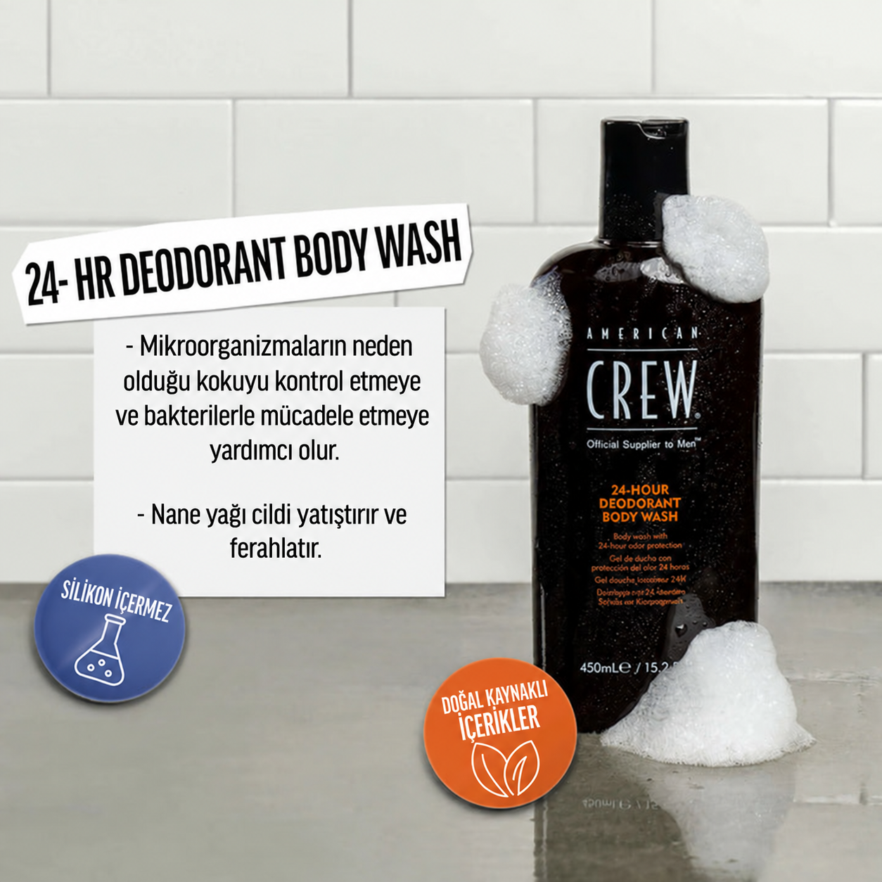 24 HOUR DEODORANT BODY WASH