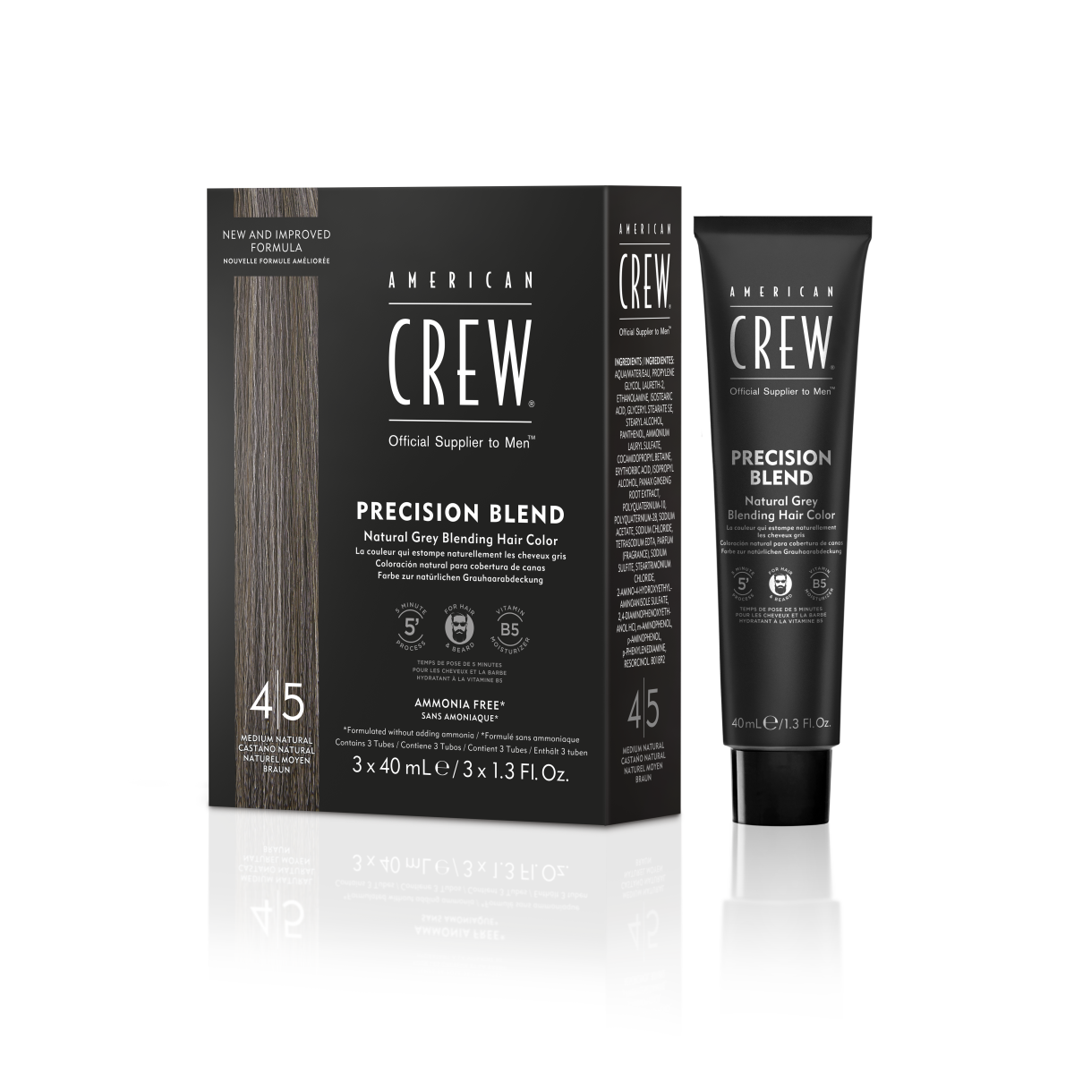 Precision Blend 4–5 Medium Natural — 3 × 40 ml
