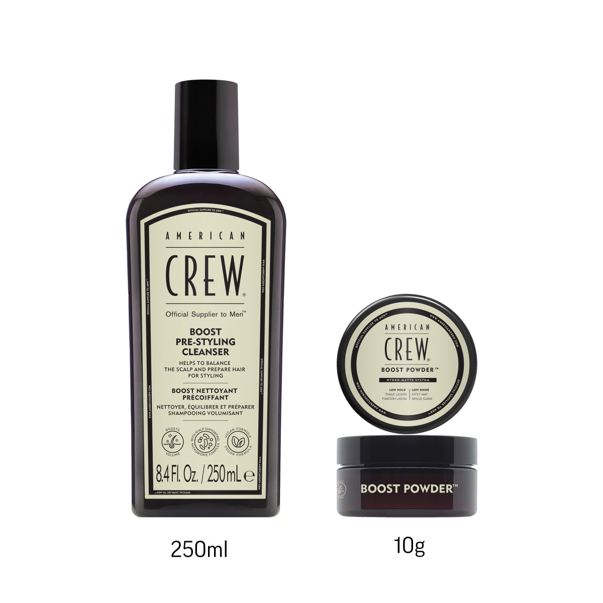 BOOST PRE-STYLING CLEANSER + BOOST POWDER SET