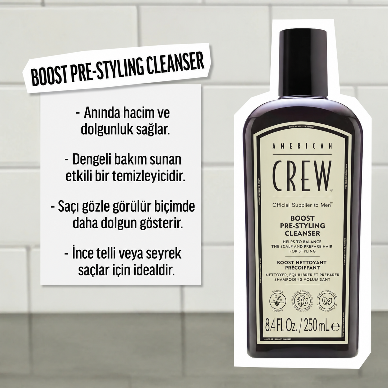 BOOST PRE-STYLING SHAMPOO